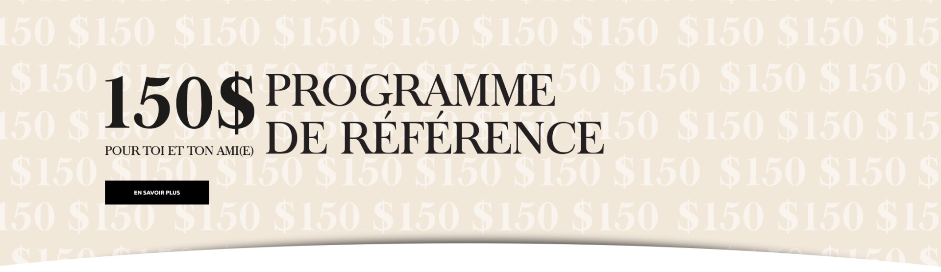 150 $* Programme de référence